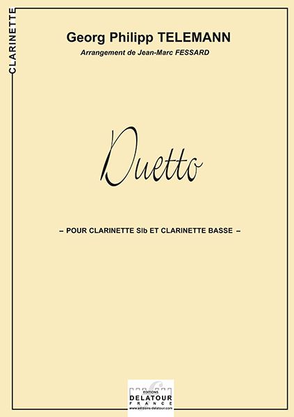 Duetto (Version Clarinette Et Clar. Basse) En Sib Majeur