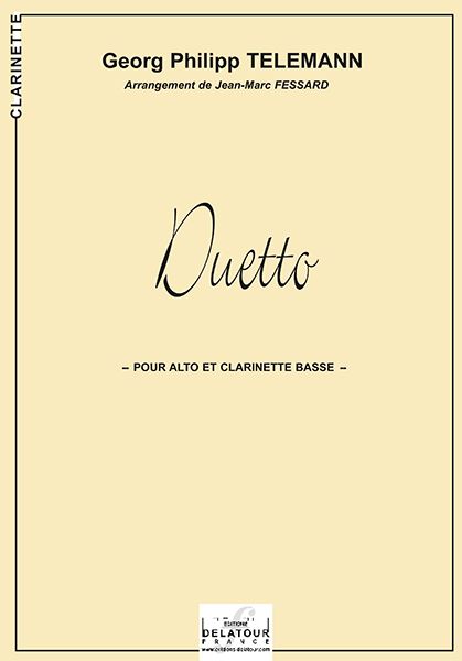 Duetto (Version Alto Et Clarinette Basse) En Sib Majeur