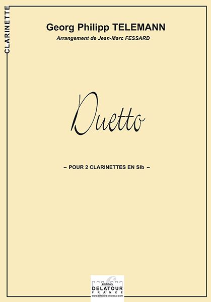 Duetto (Version 2 Clarinettes) En Sib Majeur