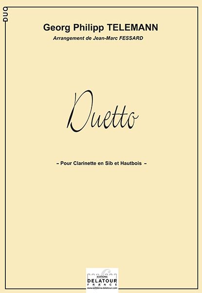 Duetto (Version Clarinette Et Hautbois)