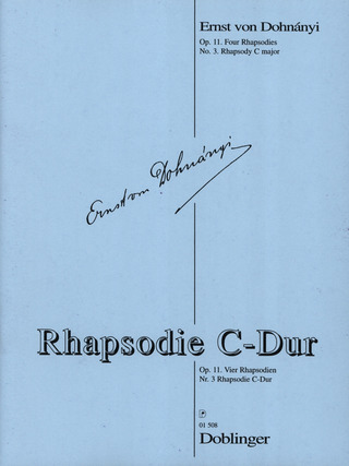 Rhapsodie C-Dur Op. 11 / 3 Op. 11/3