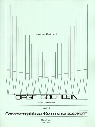 Orgelbüchlein Zum Gotteslob Band 7