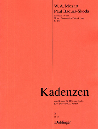 Kadenzen Zu W.A.Mozart, Konzert Für Flöte Und Harfe Kv 299