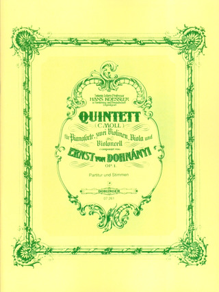 Klavierquintett C-Moll Op. 1 Op. 1
