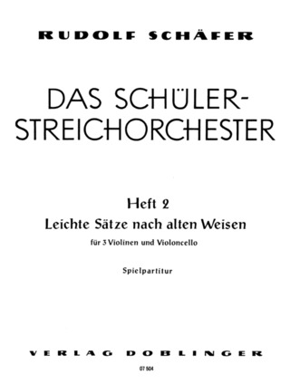Das Schülerstreichorchester Heft 2