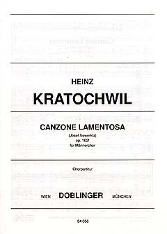 Canzone Lamentosa, Op. 162F (1993) Op. 162F