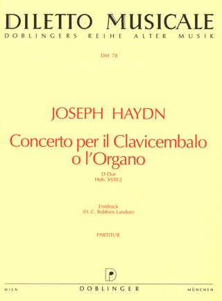Concerto D-Dur Per Il Clavicembalo O L'Organo Hob., XVIII:2