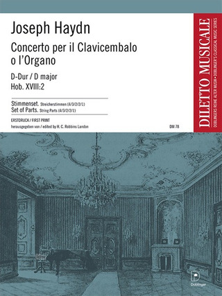 Concerto D-Dur Per Il Clavicembalo O L'Organo Hob. XVIII:2