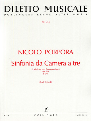 Sinfonia Da Camera A Tre B-Dur Op. 2 / 6 Op. 2/6 (PORPORA NICOLA ANTONIO)