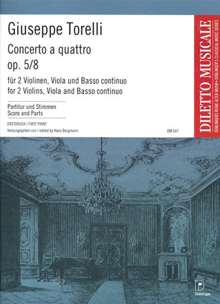 Concerto A Quattro G-Moll Op. 5/8, G 124 Op. 5/8 (TORELLI GIUSEPPE)