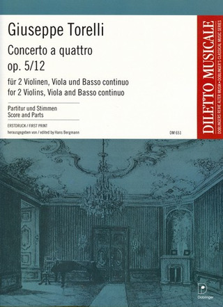 Concerto A Quattro G-Dur Op. 5/12 (TORELLI GIUSEPPE)