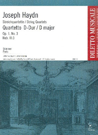 Streichquartett D-Dur Op. 1 / 3 Op. 1/3