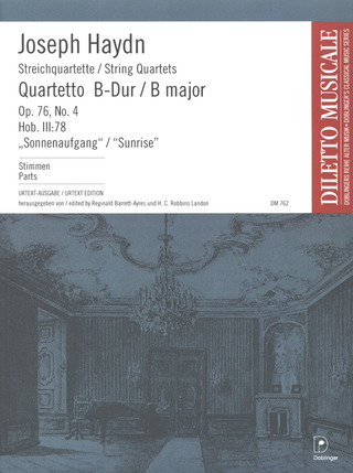 Streichquartett B-Dur Op. 76 / 4 Op. 76/4