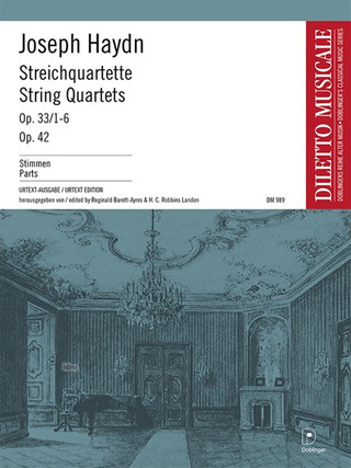 Streichquartette Op. 33/1-6 + Op. 42 Bandausgabe Op. 33/1-6 Und Op. 42