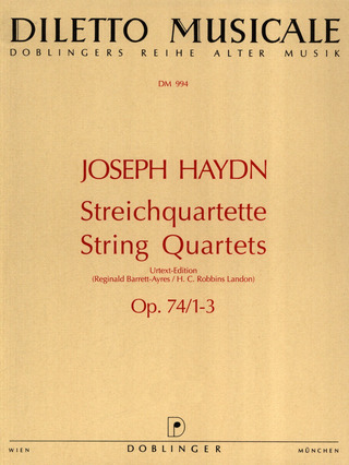 Streichquartette Op. 74 / 1-3 Bandausgabe Op. 74/1-3