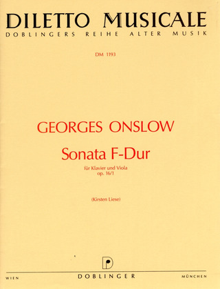 Sonate F-Dur Op. 16/1 (ONSLOW GEORGE)