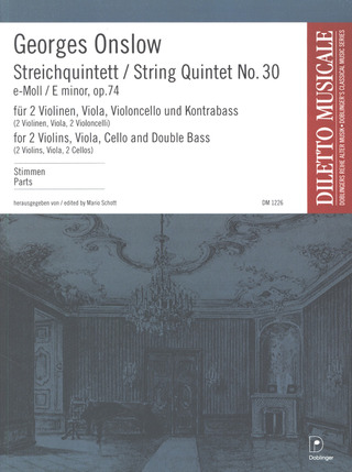 Streichquintett Nr. 30 E-Moll Op. 74 Op. 74