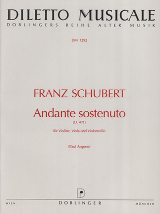 Andante Sostenuto D 471 (SCHUBERT FRANZ)