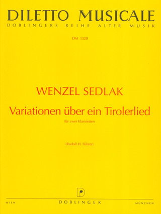 Variationen Über Ein Tirolerlied (SEDLAK WENZEL)