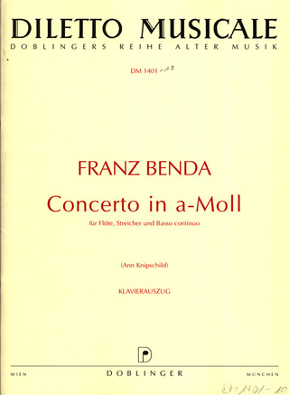 Concerto In A-Moll Für Flöte, Streicher Und B.C.