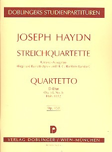 Streichquartett D-Dur Op. 33/6 Op. 33/6