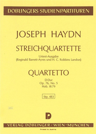 Streichquartett D-Dur Op. 76/5 Op. 76/5