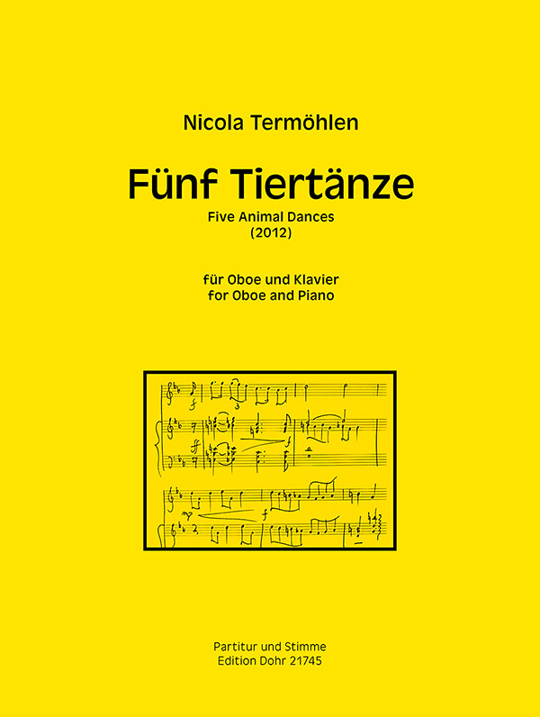 F�nf Tiert�nze f�r Oboe und Klavier (TERMOHLEN NICOLA) (TERMOHLEN NICOLA)