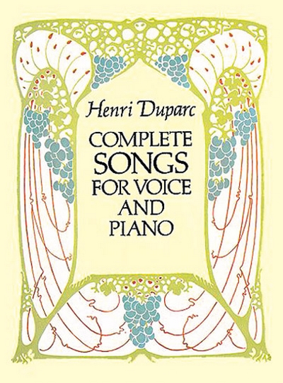Complete Songs (DUPARC HENRI)