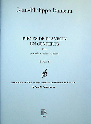 Pieces En Concert Ed. B 2 Vl/Clav.Ou Piano (Saint Saens)