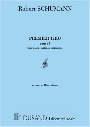 Trio N 1 Op. 63 Vl/Vlc/Pno (SCHUMANN)