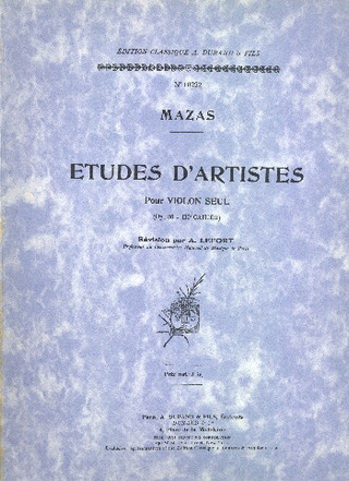 Etudes D'Artistes 3 Op. 36