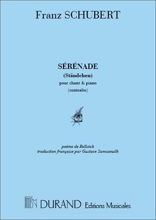 Sérénade (Voix Graves), Pour Chant Et Piano