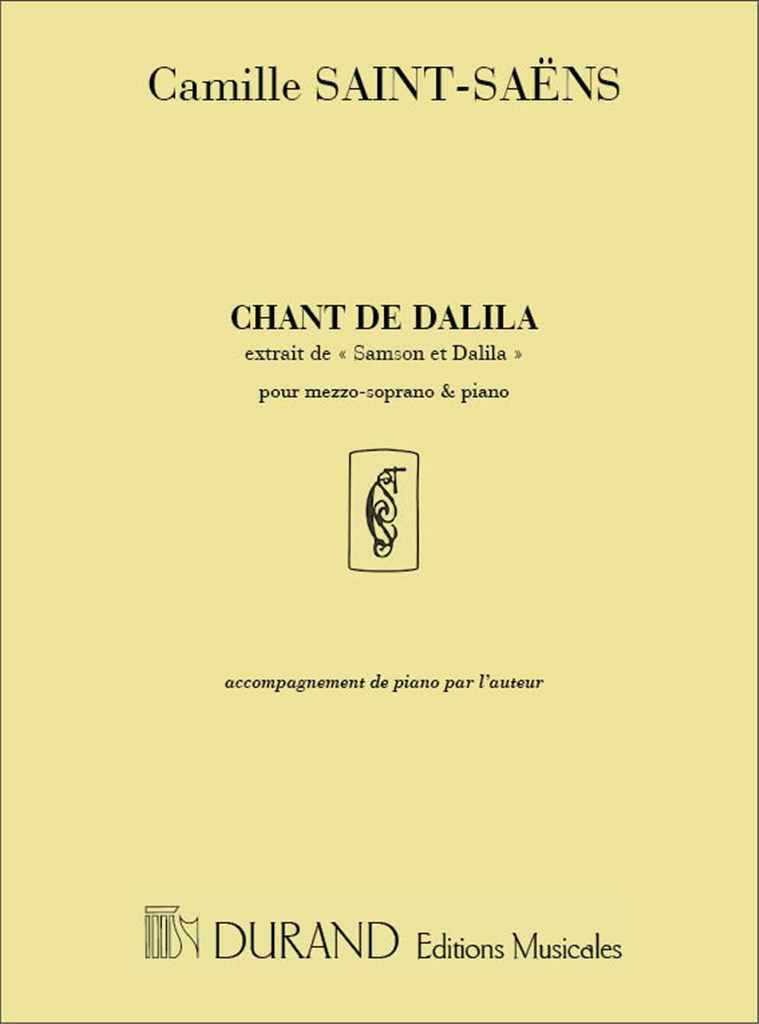 Samson Et Dalila N 4 Fr/All Choeur/Piano (SAINT-SAENS CAMILLE)