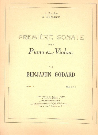 Sonate N 1 Violon/Piano