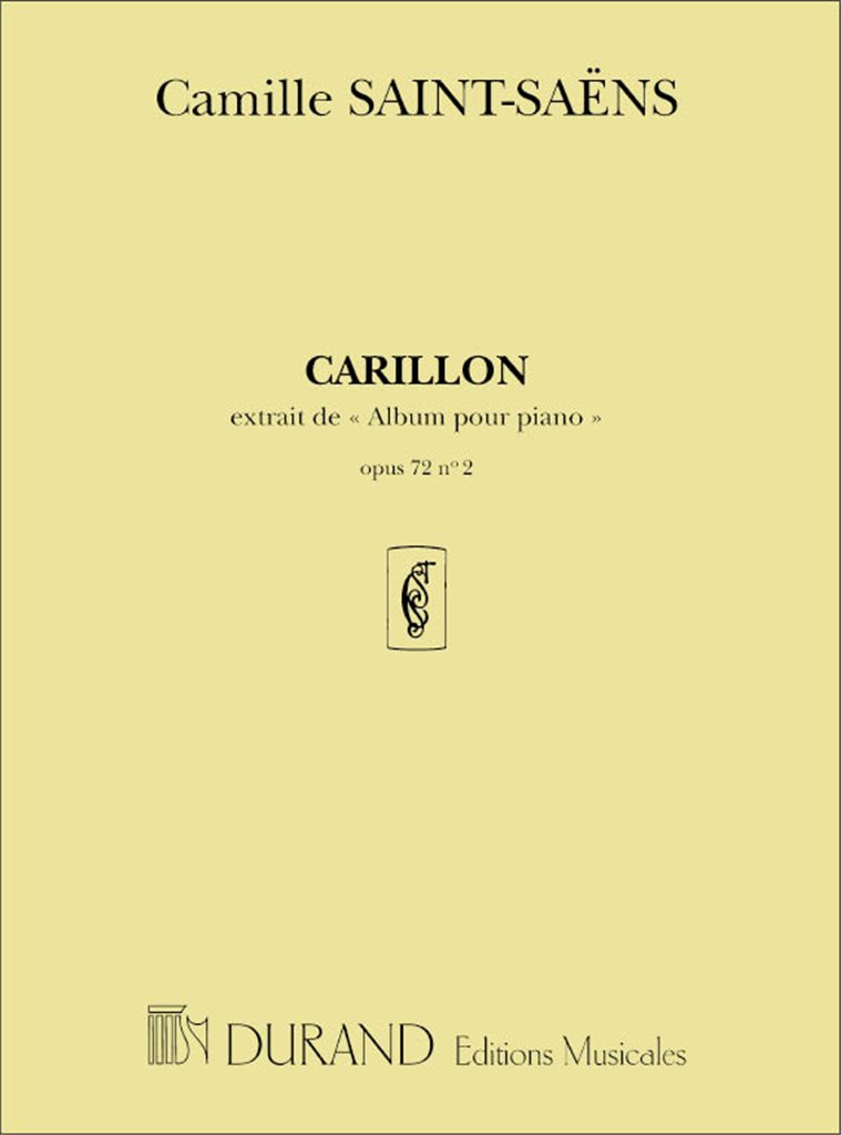 Album Op. 72 N 1 Prelude Piano (SAINT-SAENS CAMILLE)