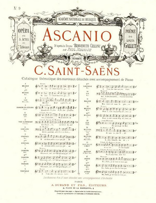 Ascanio N 9 Chant/Piano