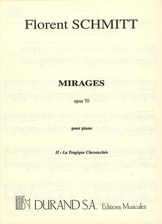 Mirages Op. 70 N 2 Tragique Chevauchee Piano