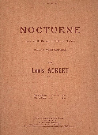 Nocturne Fl. Ou Vl/Piano