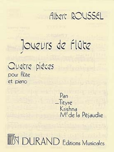 Joueurs De Flûte - Tityre, Op. 27 N 2 Des 'Quatre Pieces Pour Flûte Et Piano' (ROUSSEL)