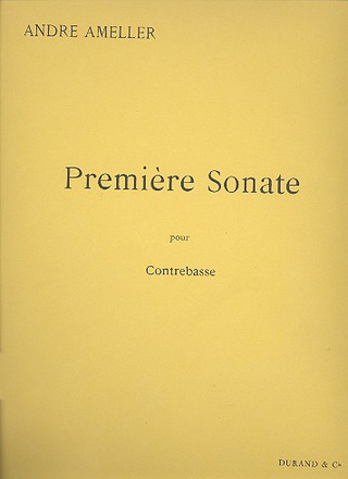 Sonate N 1 Contrebasse/Piano