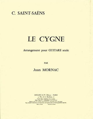 Le Cygne Guitare (SAINT-SAENS CAMILLE)