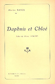 Daphnis Et Chloe Livret