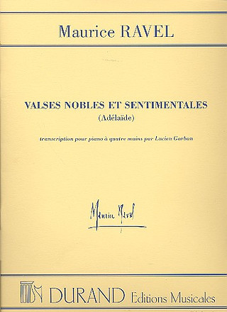 Valses Nobles And Sentimentales Pour Piano 4 Main