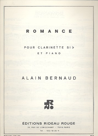 Romance Per Clarinetto E Pianoforte
