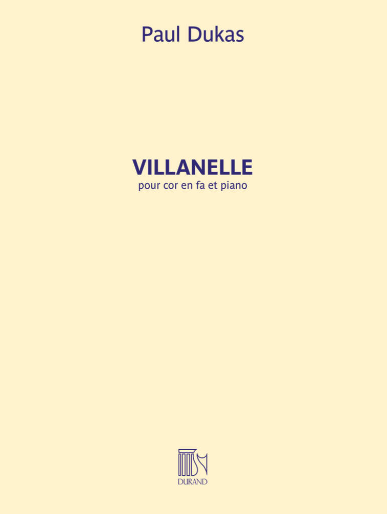 Villanelle (DUKAS PAUL)