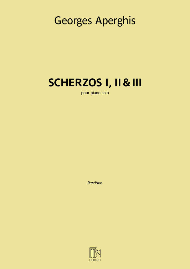 Scherzos I, II andamp; III (APERGHIS GEORGES)