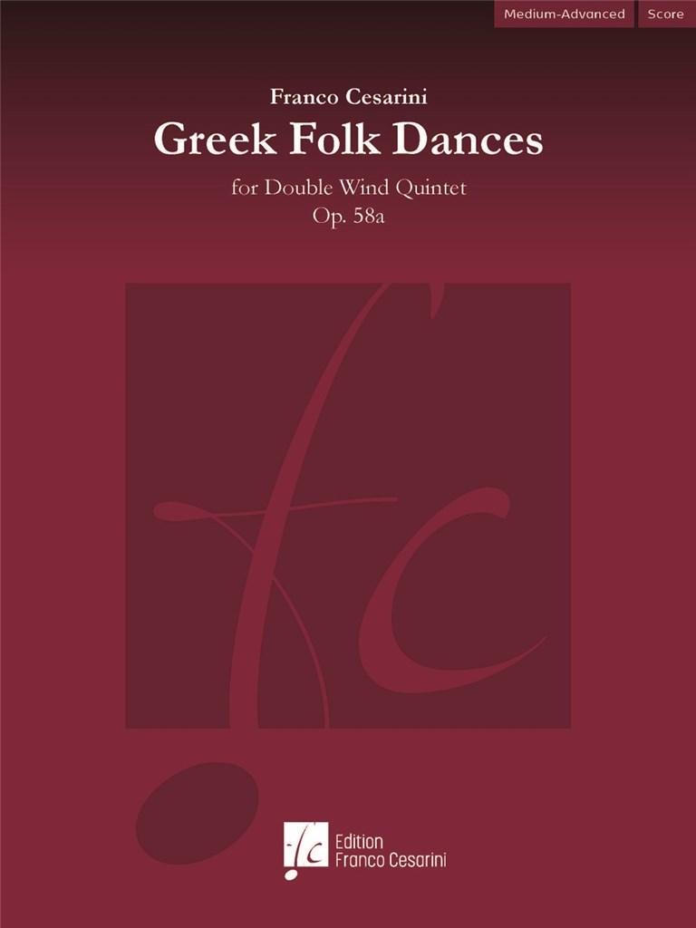 Greek Folk Dances Op. 58a