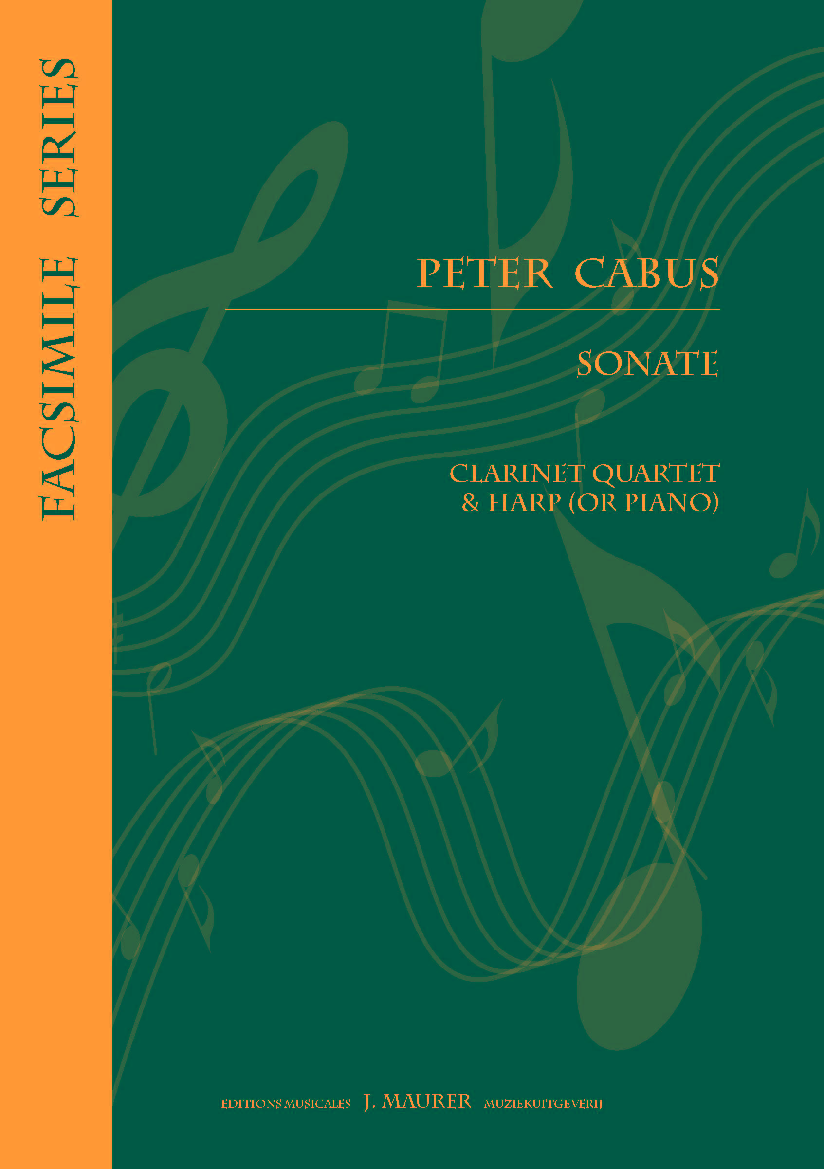Sonate for Clarinet Quartet and Harp (or Piano)