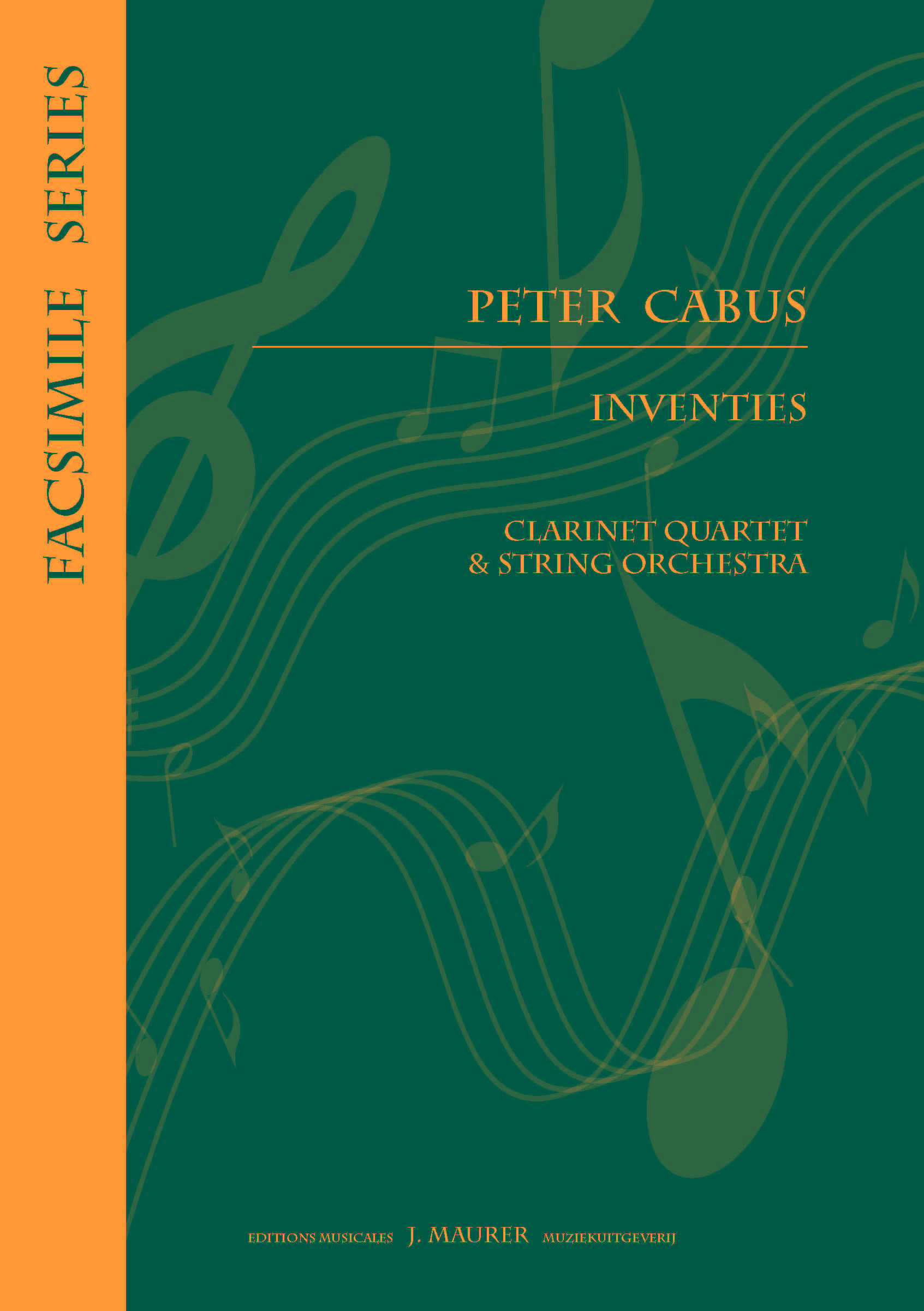 Inventies for Clarinet Quartet and String Orchestra (CABUS PETER)