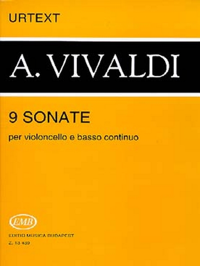 9 Sonate Per Violoncello E Basso Continuo